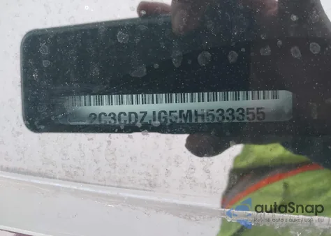 2021 Dodge Challenger Gt z USA, uszkodzony, nr VIN 2C3CDZJG5MH533355